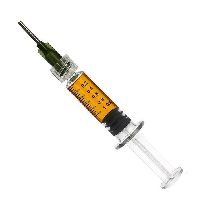 Glass Syringe with metal tip 1 ml
