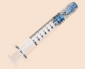 Reusable Borosilicate Glass Luer Lock Syringe- 1 ml - Elevation Terpenes